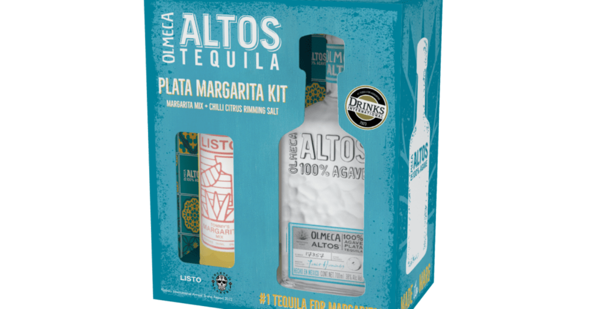 Olmeca Altos Tequila Plata Margarita Kit Buy Online At The Good