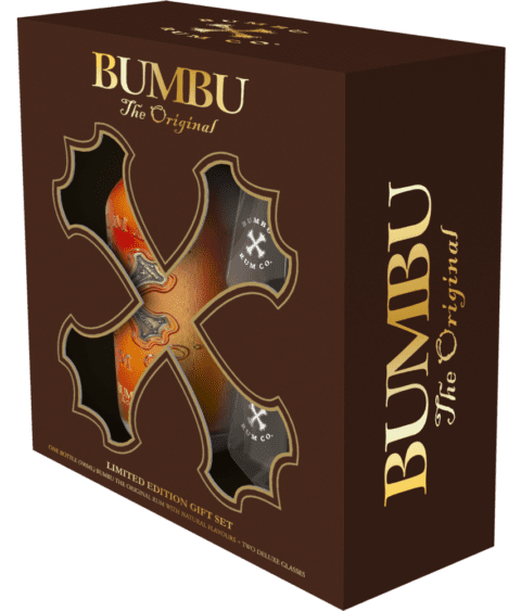 Bumbu The Original Rum Two Glasses Gift Set