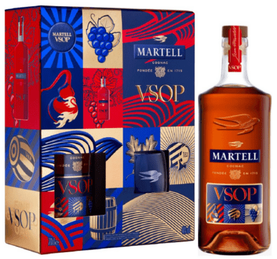 Martell VSOP Cognac (Two Glass Gift Set)