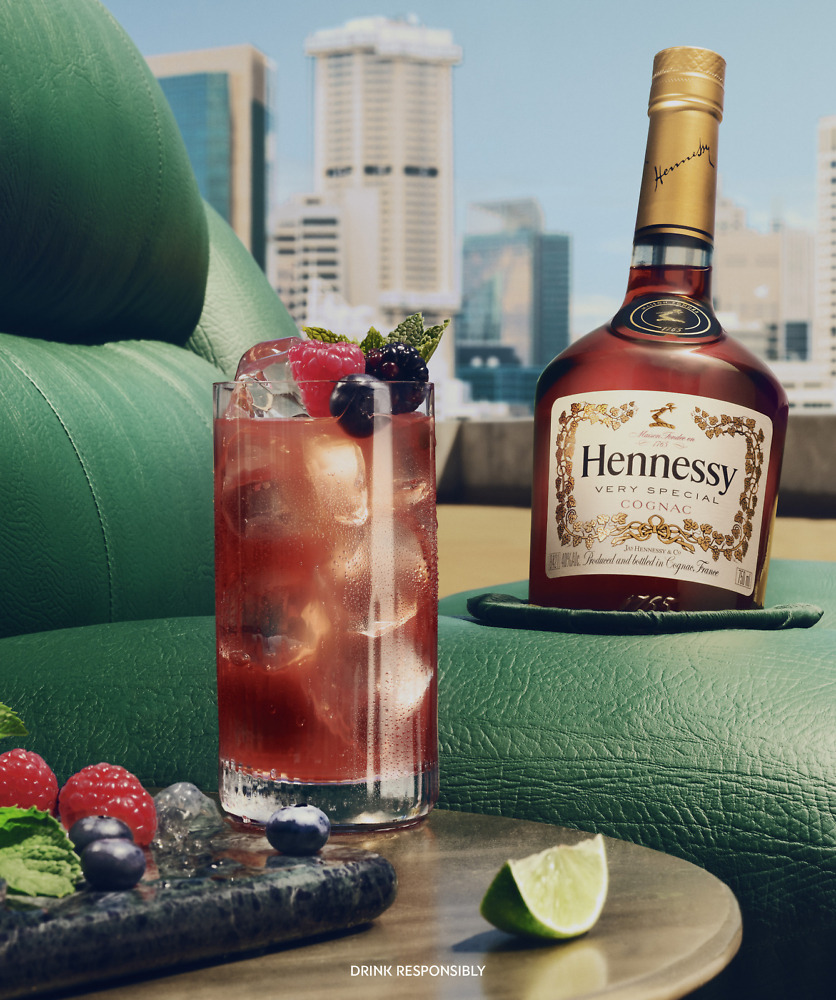 Hennessy x Berry Mojito