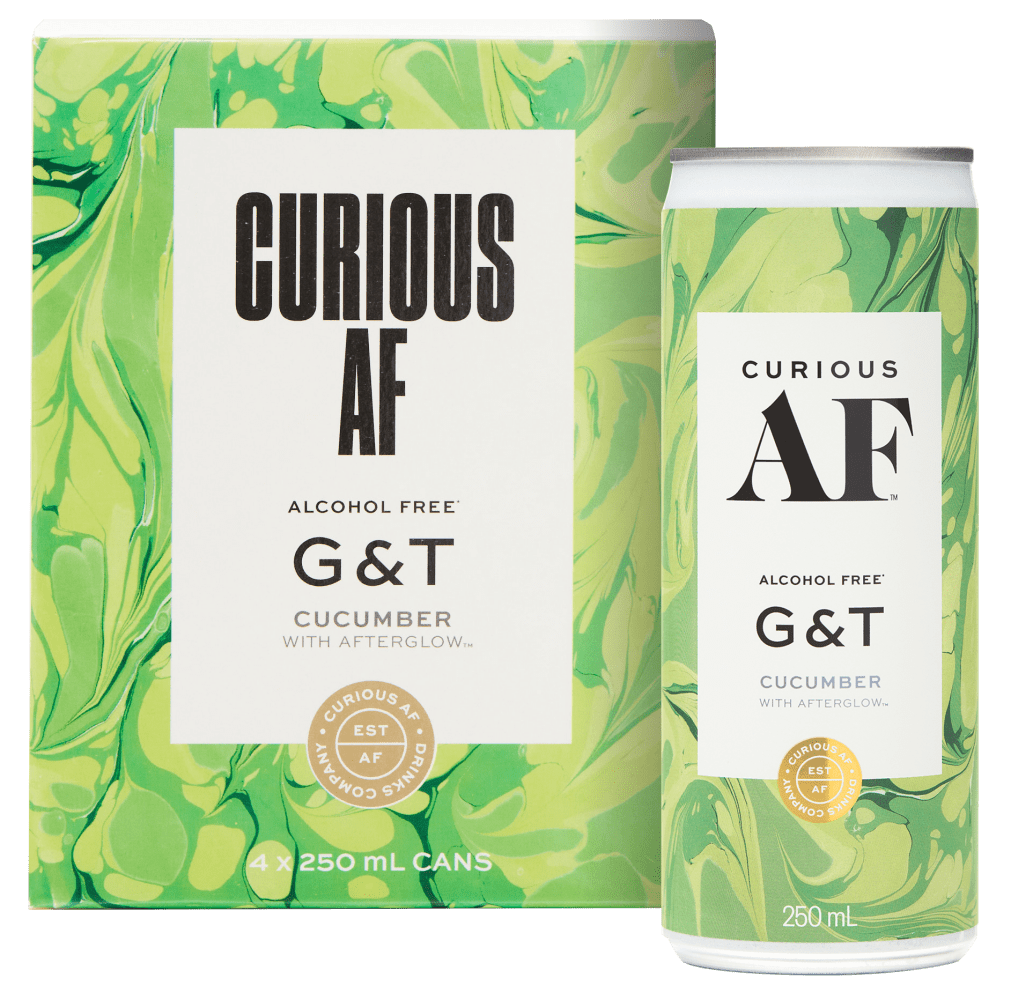 Curious AF Gin & Tonic Cucumber 0%