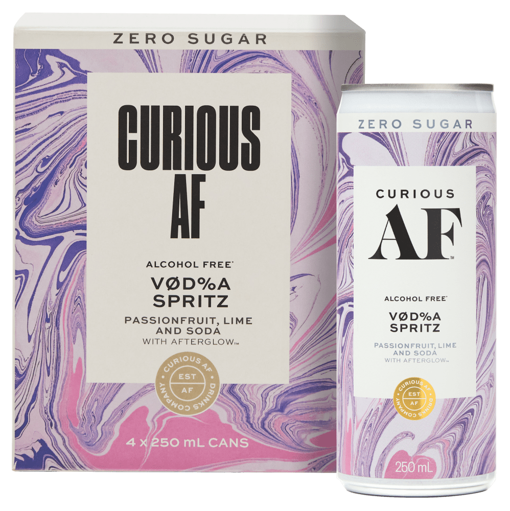 Curious AF VOD%A Zero Sugar Spritz 0%